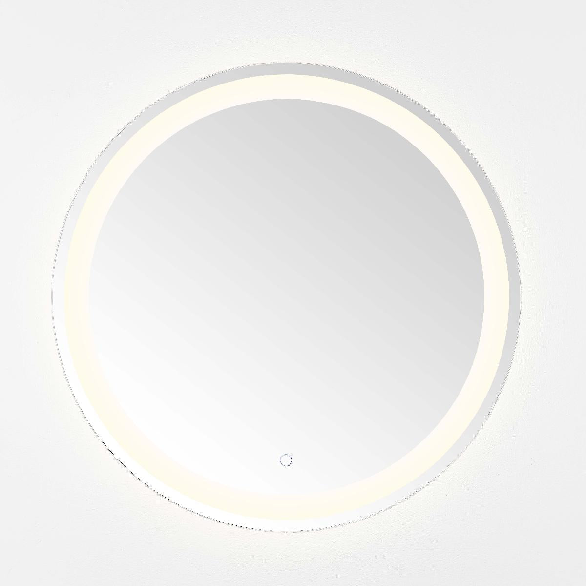 Safavieh Caspar 30 LED Mirror, Silver / White - Silver / White