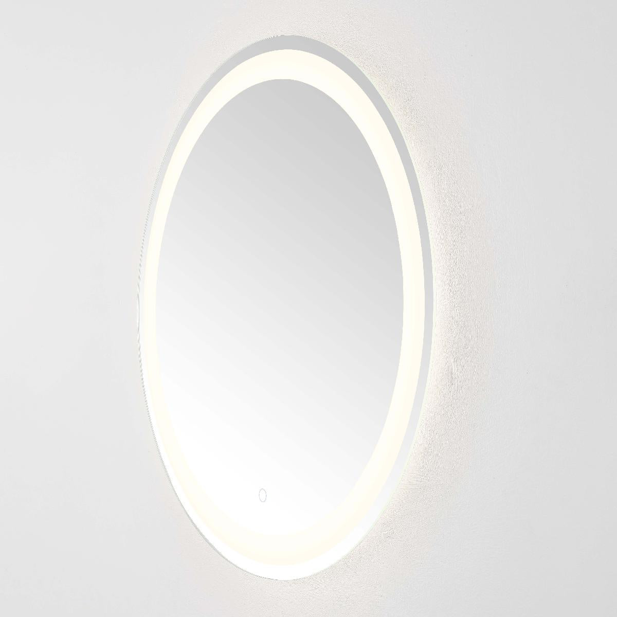 Safavieh Caspar 30 LED Mirror, Silver / White - Silver / White