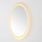 Safavieh Caspar 30 LED Mirror, Silver / White - Silver / White