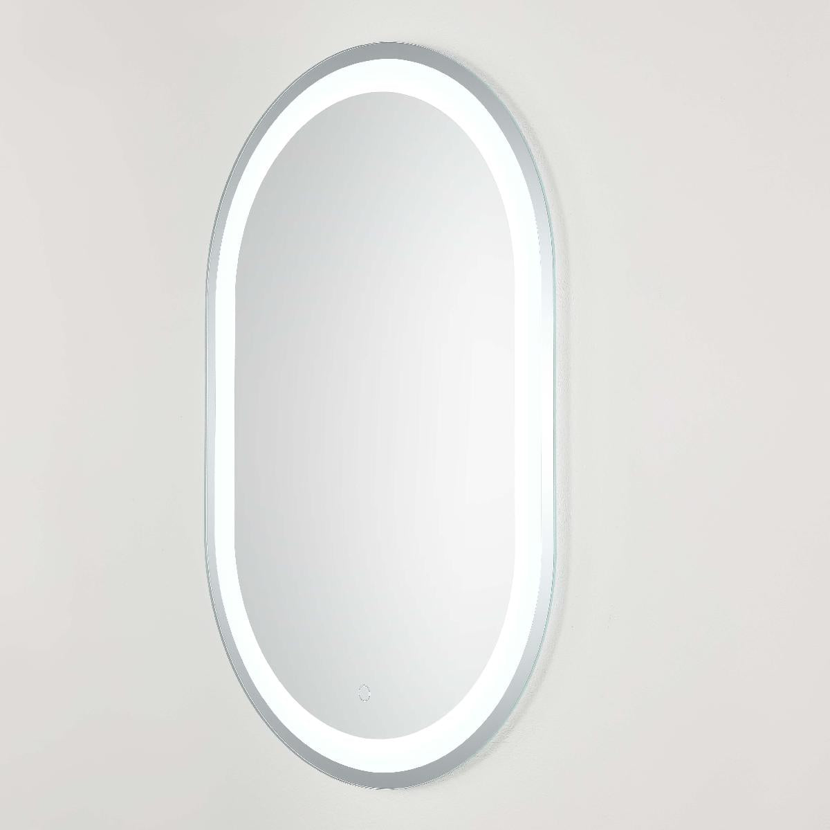 Safavieh Crosby 24 LED Mirror, Silver / White - Silver / White