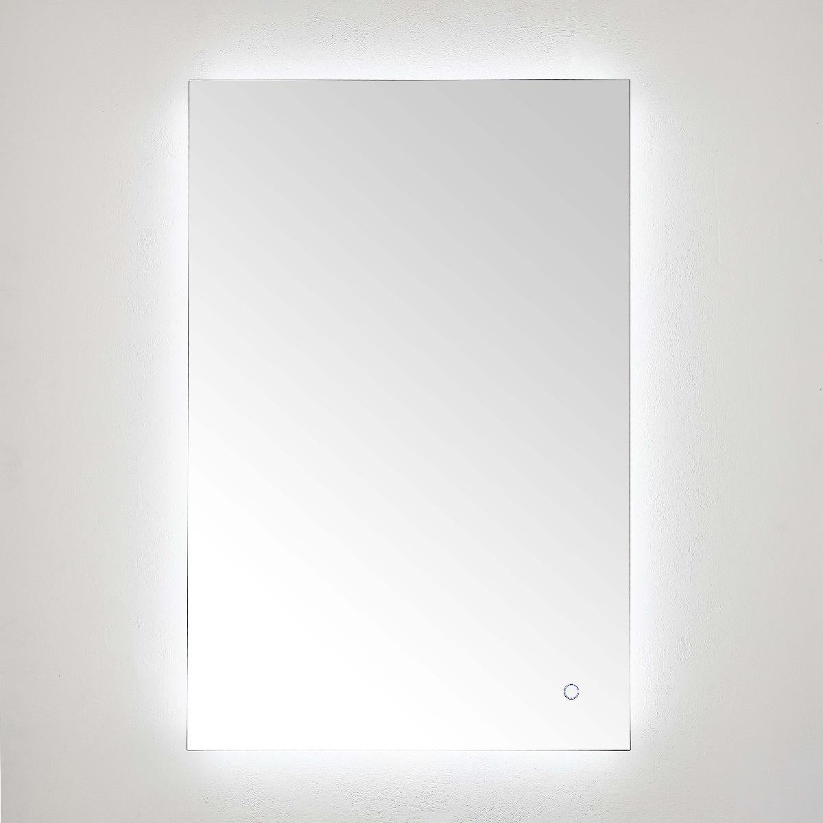 Safavieh Jed 24 LED Mirror, Silver - Silver