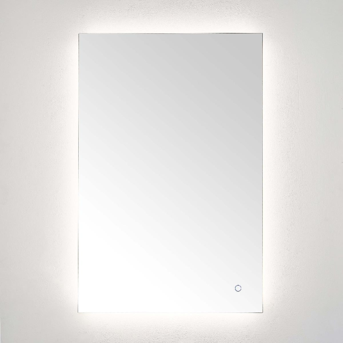 Safavieh Jed 24 LED Mirror, Silver - Silver