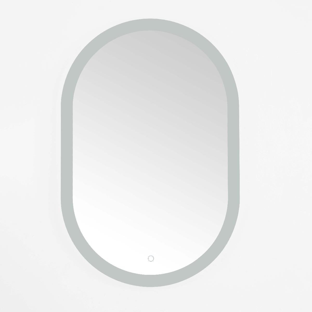 Safavieh Wes 24 LED Mirror, Silver / White - Silver / White