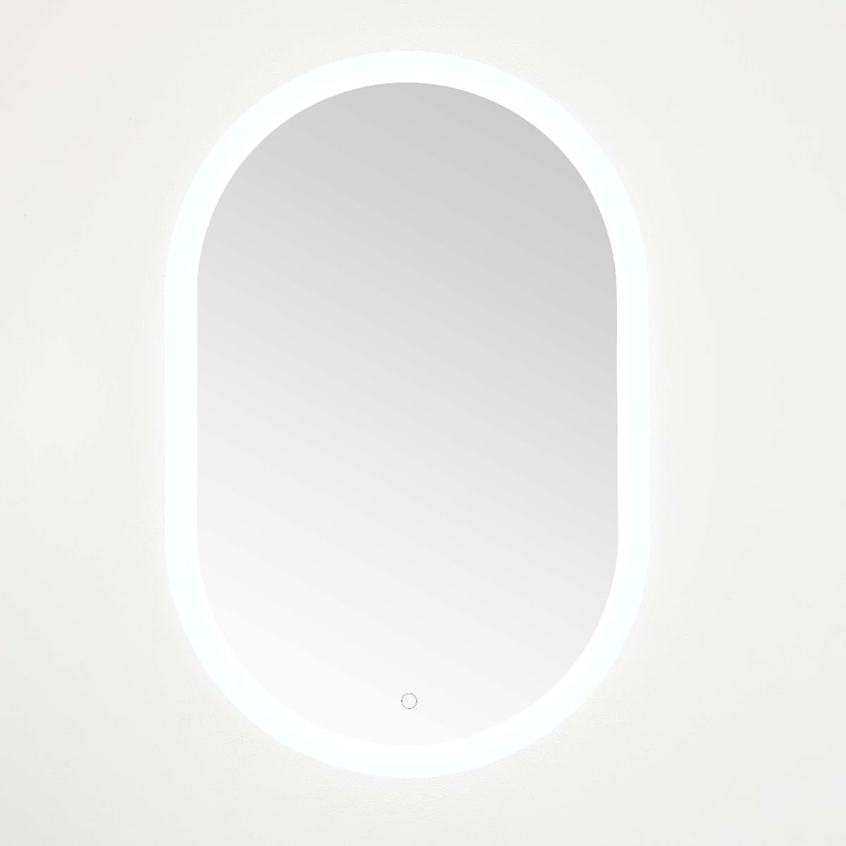 Safavieh Wes 24 LED Mirror, Silver / White - Silver / White