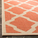 Safavieh Linden 122 Rug, LND122 - Rust / Creme