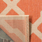 Safavieh Linden 122 Rug, LND122 - Rust / Creme