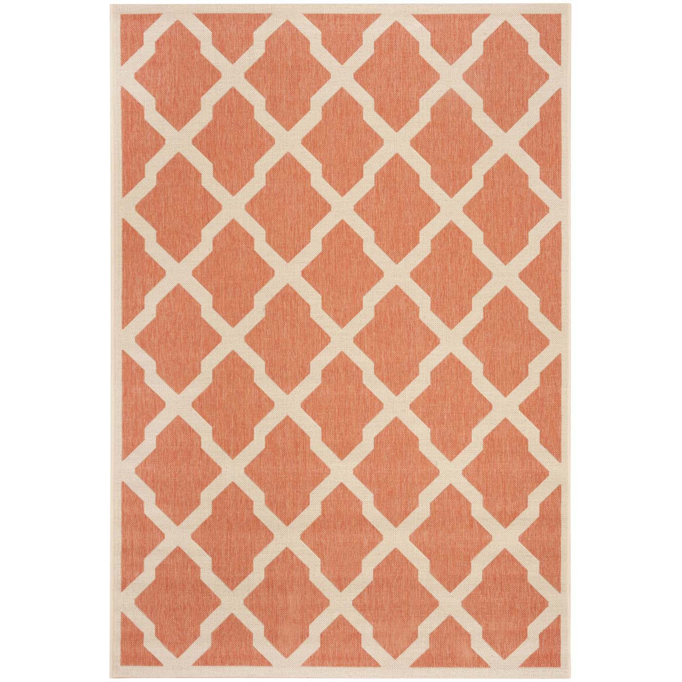 Safavieh Linden 122 Rug, LND122 - Rust / Creme