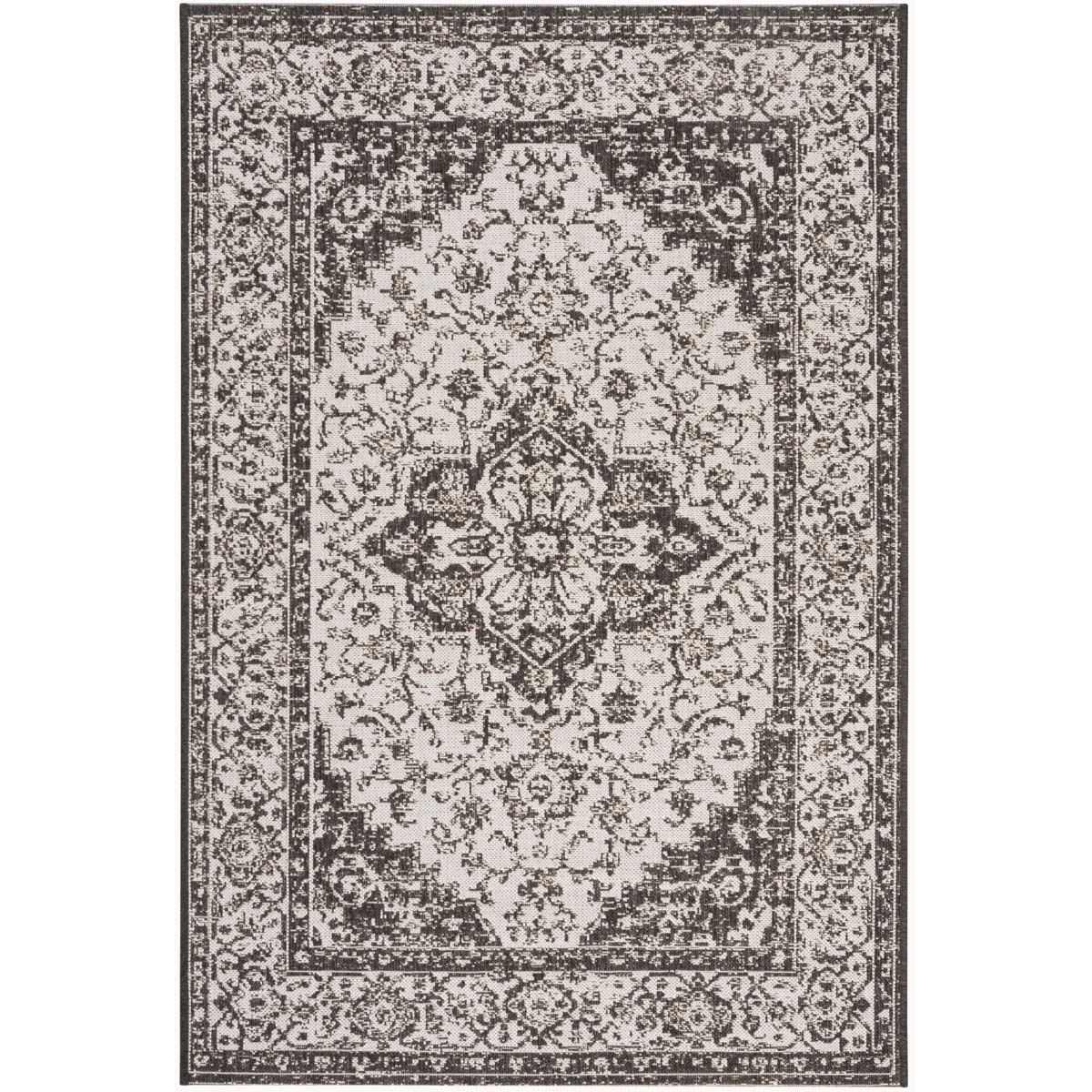 Safavieh Linden 100 137 Rug, LND137 - Light Grey / Charcoal