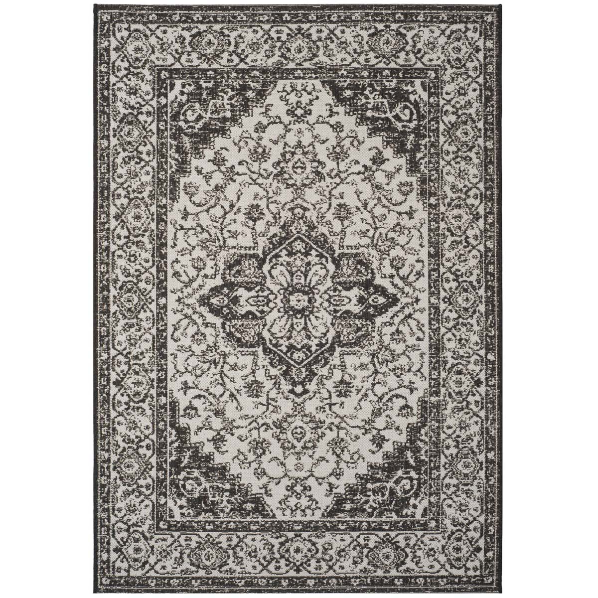 Safavieh Linden 100 137 Rug, LND137 - Light Grey / Charcoal