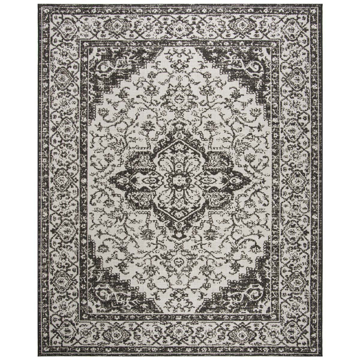 Safavieh Linden 100 137 Rug, LND137 - Light Grey / Charcoal