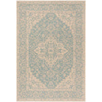 Safavieh Linden 100 137 Rug, LND137 - Aqua / Cream