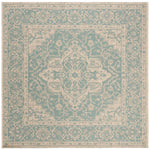 Safavieh Linden 100 137 Rug, LND137 - Aqua / Cream