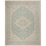 Safavieh Linden 100 137 Rug, LND137 - Aqua / Cream