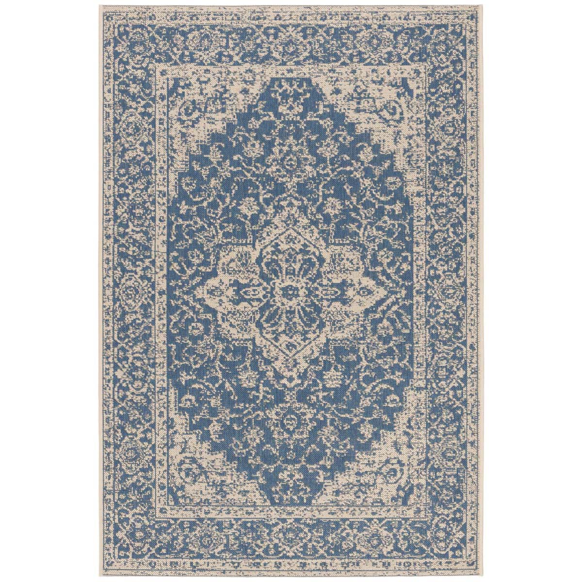 Safavieh Linden 100 137 Rug, LND137 - Blue / Creme