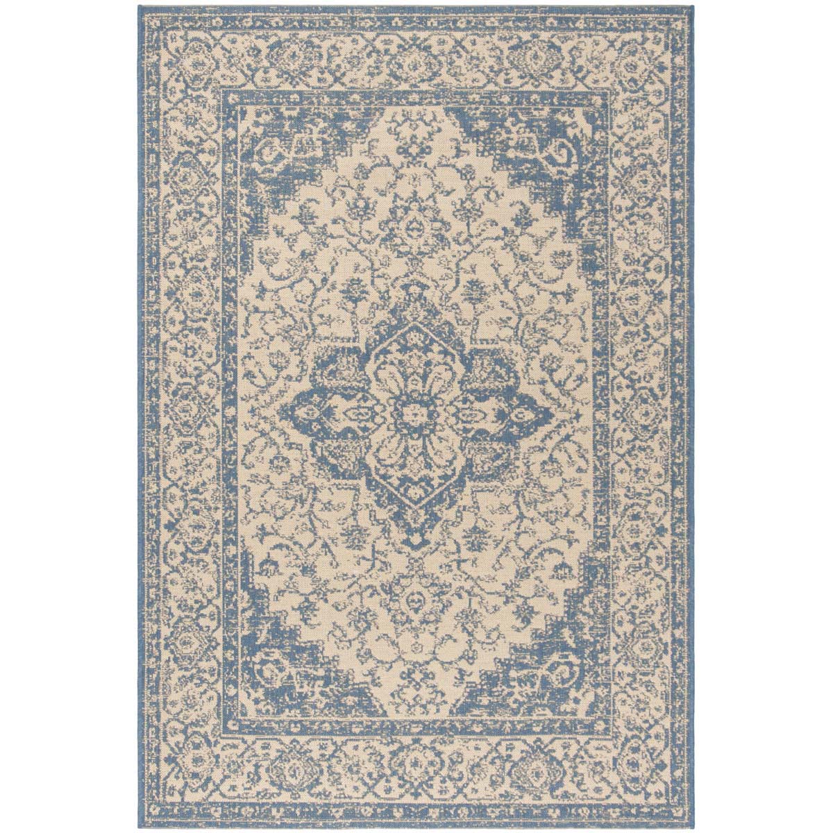 Safavieh Linden 100 137 Rug, LND137 - Cream / Blue