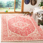 Safavieh Linden 100 137 Rug, LND137 - Red / Creme