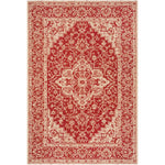 Safavieh Linden 100 137 Rug, LND137 - Red / Creme