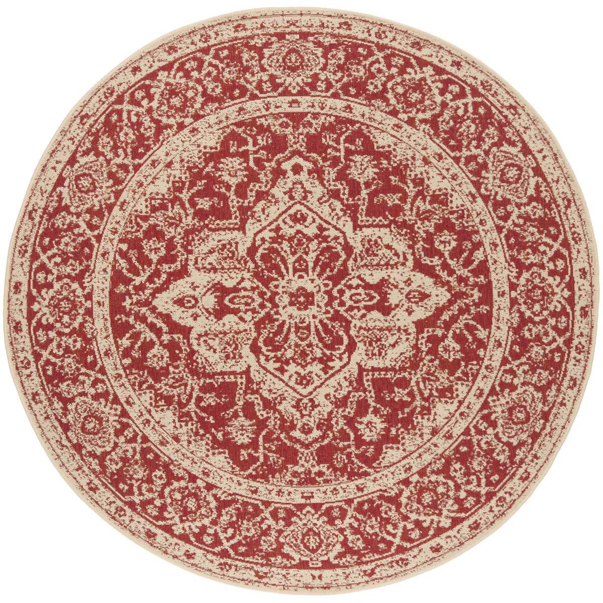 Safavieh Linden 100 137 Rug, LND137 - Red / Creme