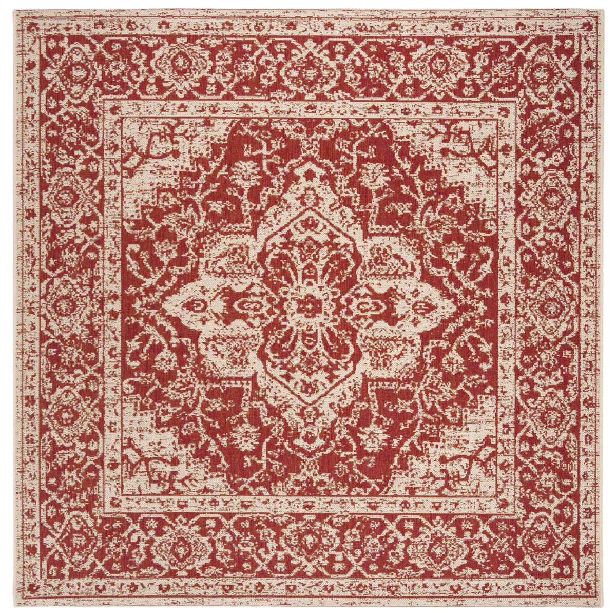 Safavieh Linden 100 137 Rug, LND137 - Red / Creme