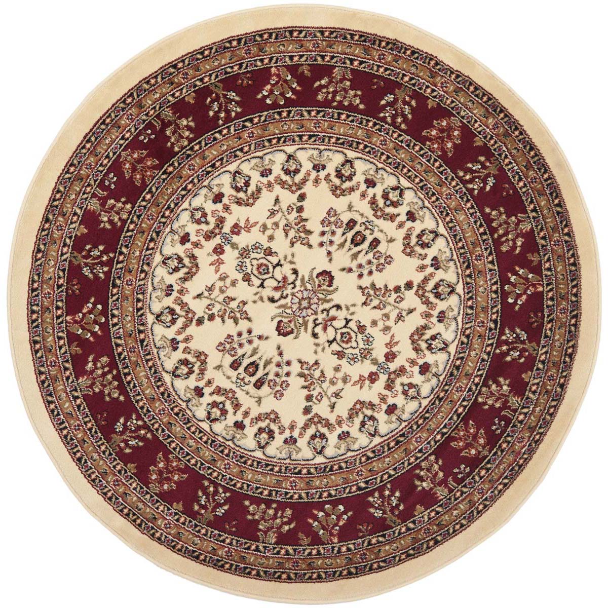 Safavieh Lyndhurst 331 Rug, LNH331 - Ivory / Red