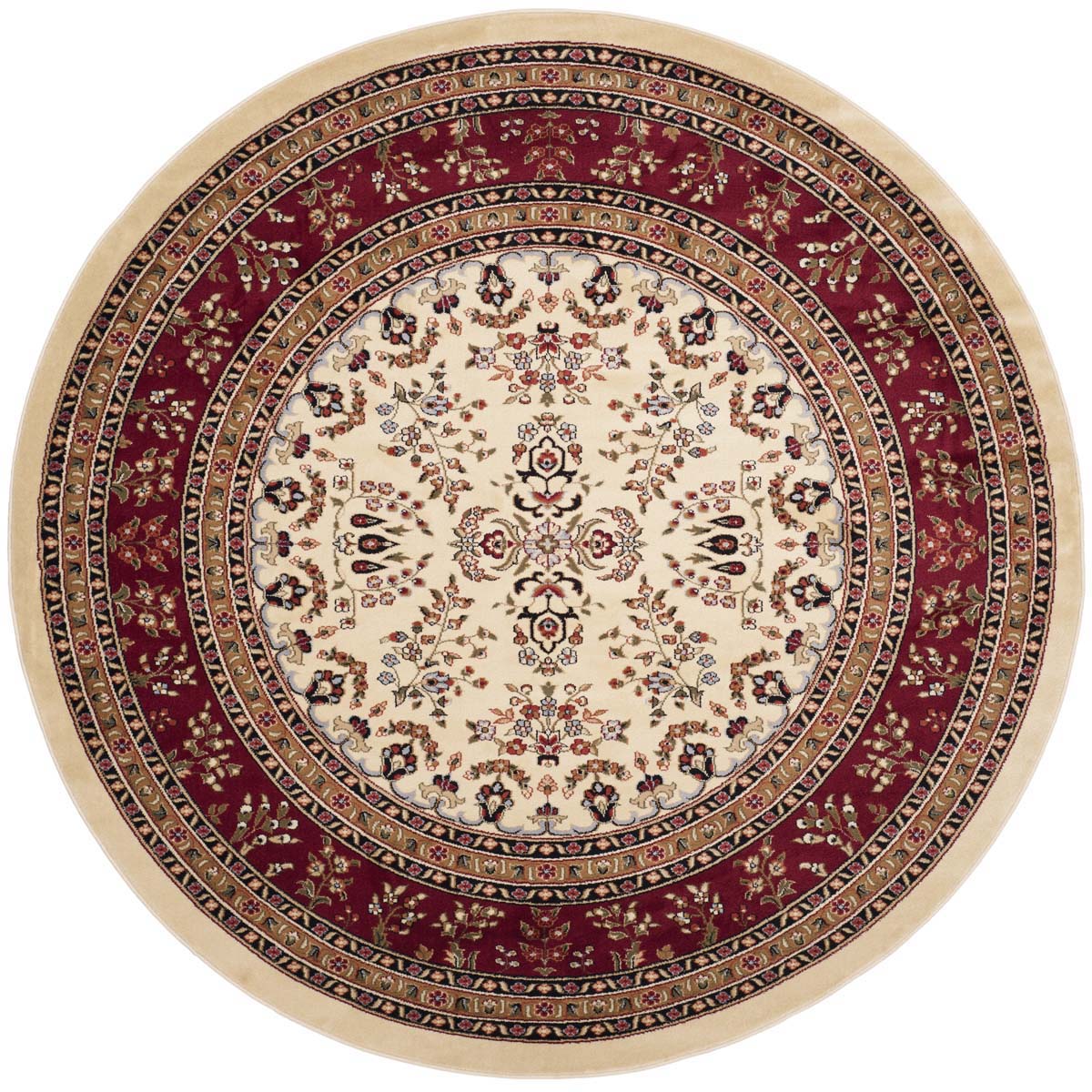 Safavieh Lyndhurst 331 Rug, LNH331 - Ivory / Red