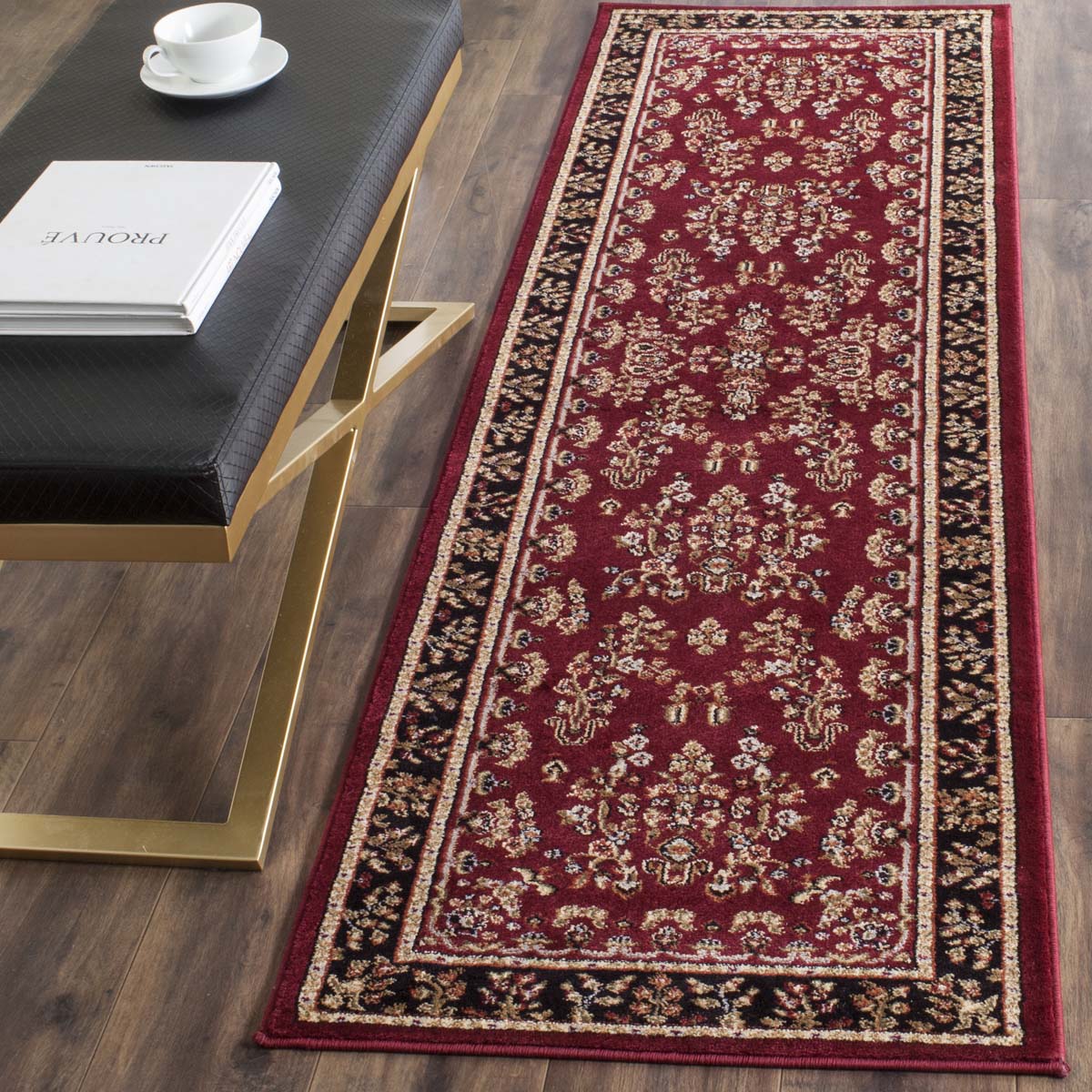 Safavieh Lyndhurst 331 Rug, LNH331 - Red / Black