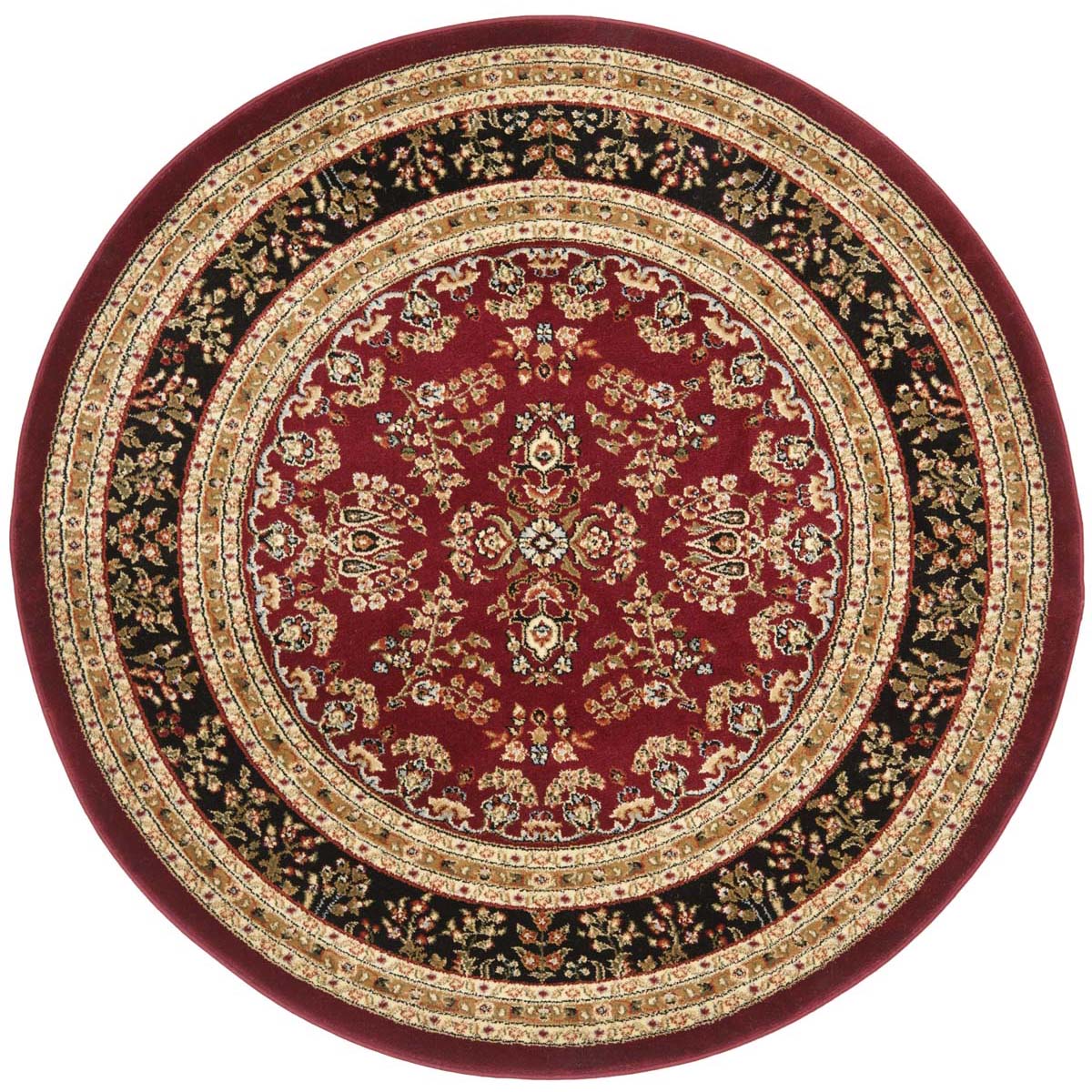 Safavieh Lyndhurst 331 Rug, LNH331 - Red / Black