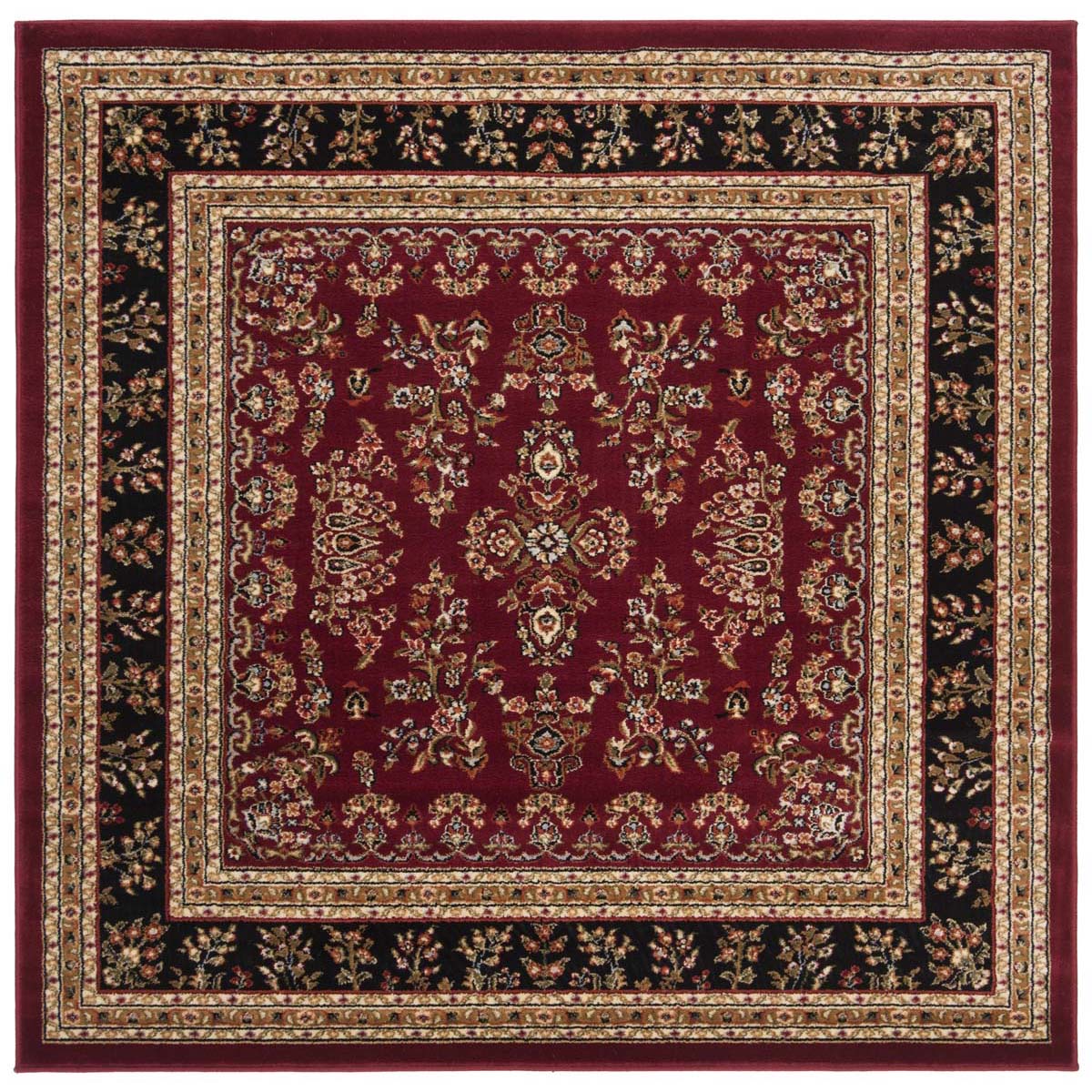 Safavieh Lyndhurst 331 Rug, LNH331 - Red / Black