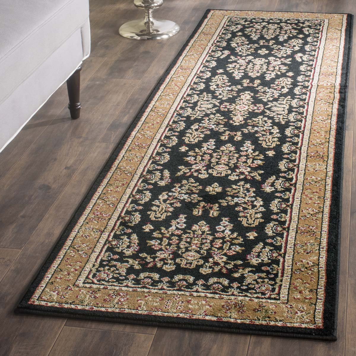 Safavieh Lyndhurst 331 Rug, LNH331 - Black / Tan