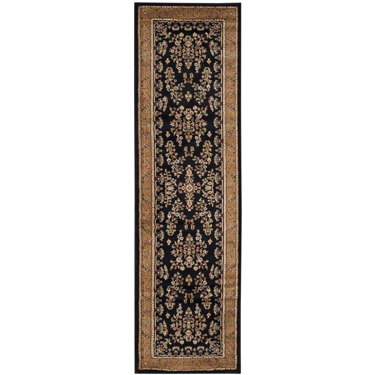 Safavieh Lyndhurst 331 Rug, LNH331 - Black / Tan