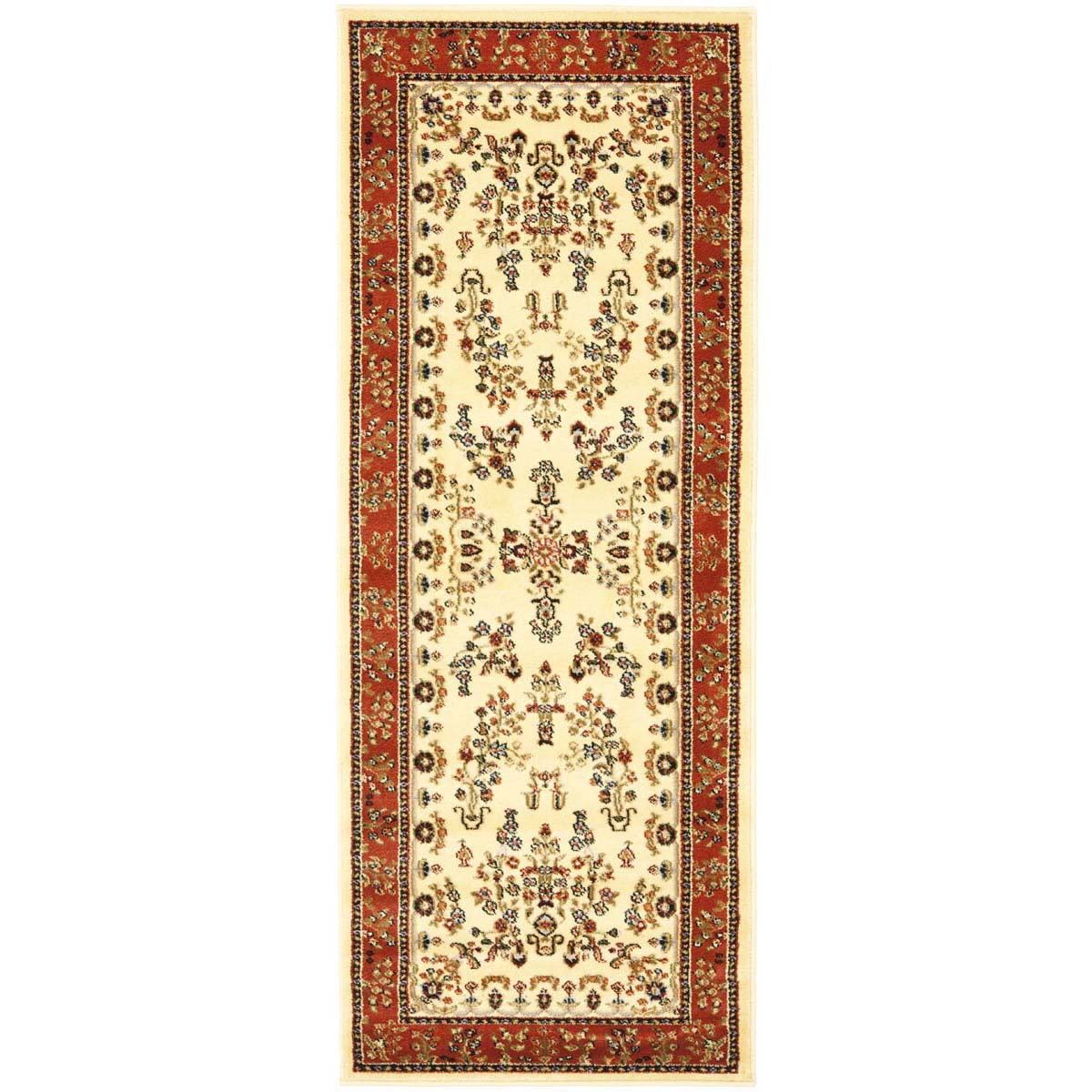 Safavieh Lyndhurst 331 Rug, LNH331 - Ivory / Rust