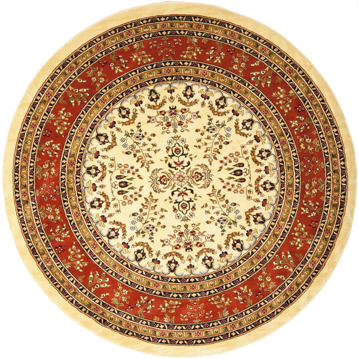 Safavieh Lyndhurst 331 Rug, LNH331 - Ivory / Rust