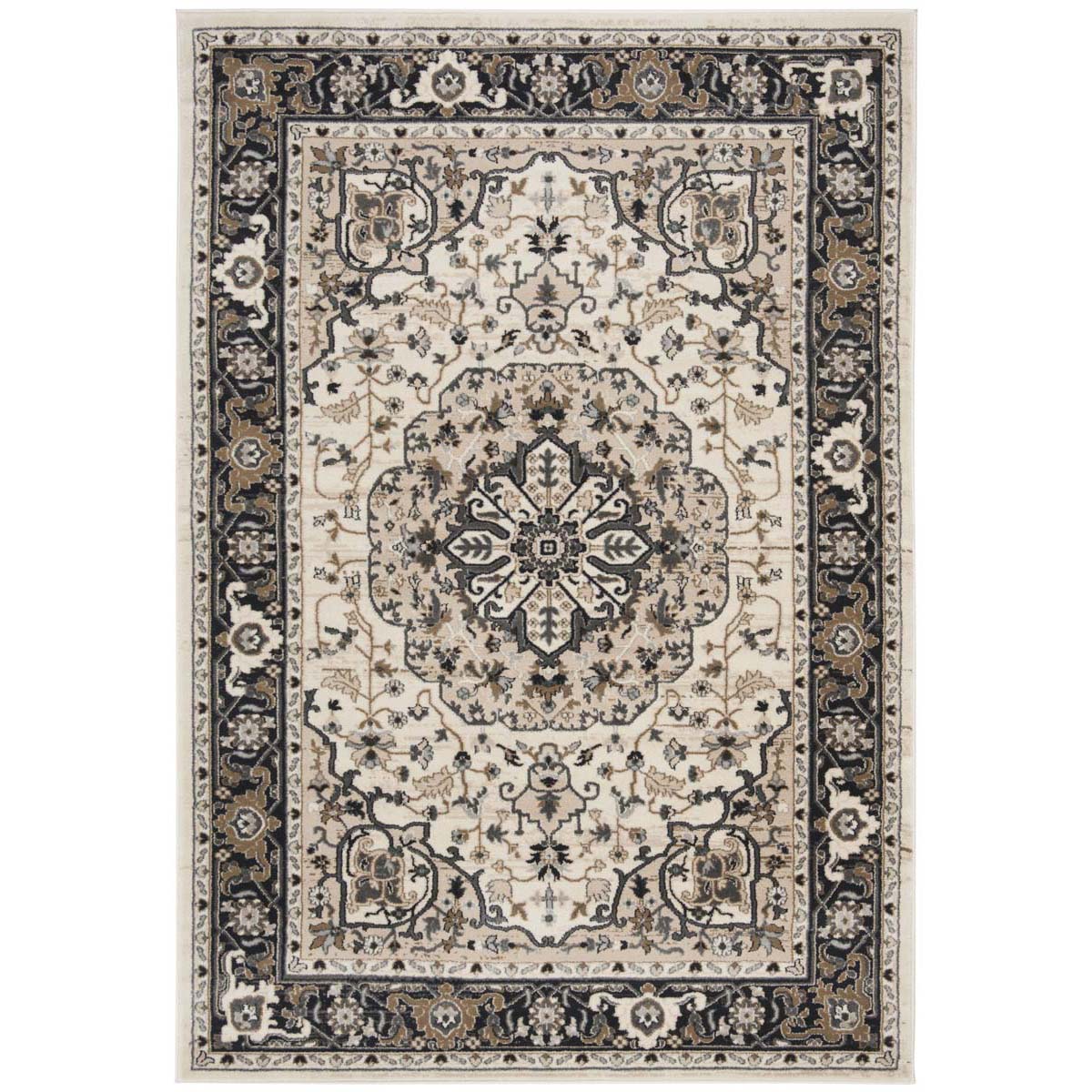 Safavieh Lyndhurst 334 Rug, LNH334 - Cream / Navy