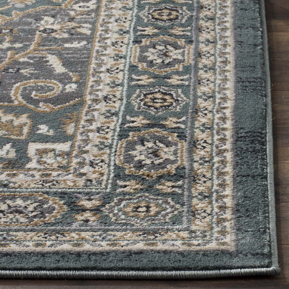 Safavieh Lyndhurst 338 Rug, LNH338 - Teal / Grey