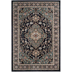 Safavieh Lyndhurst 338 Rug, LNH338 - Anthracite / Teal