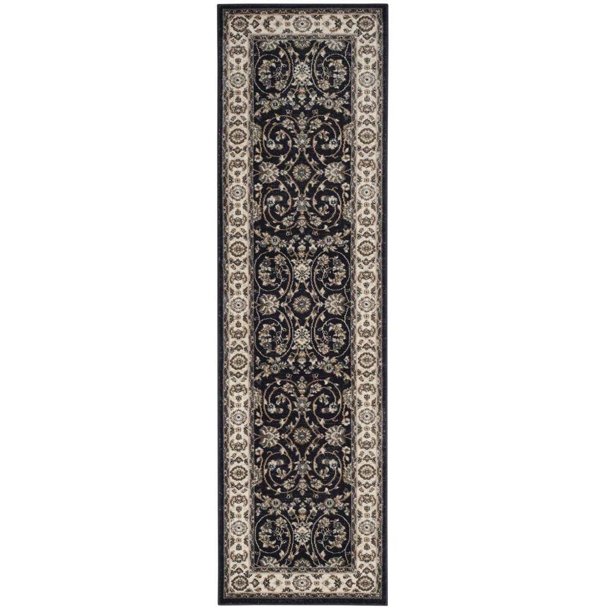 Safavieh Lyndhurst 340 Rug, LNH340 - Anthracite / Cream