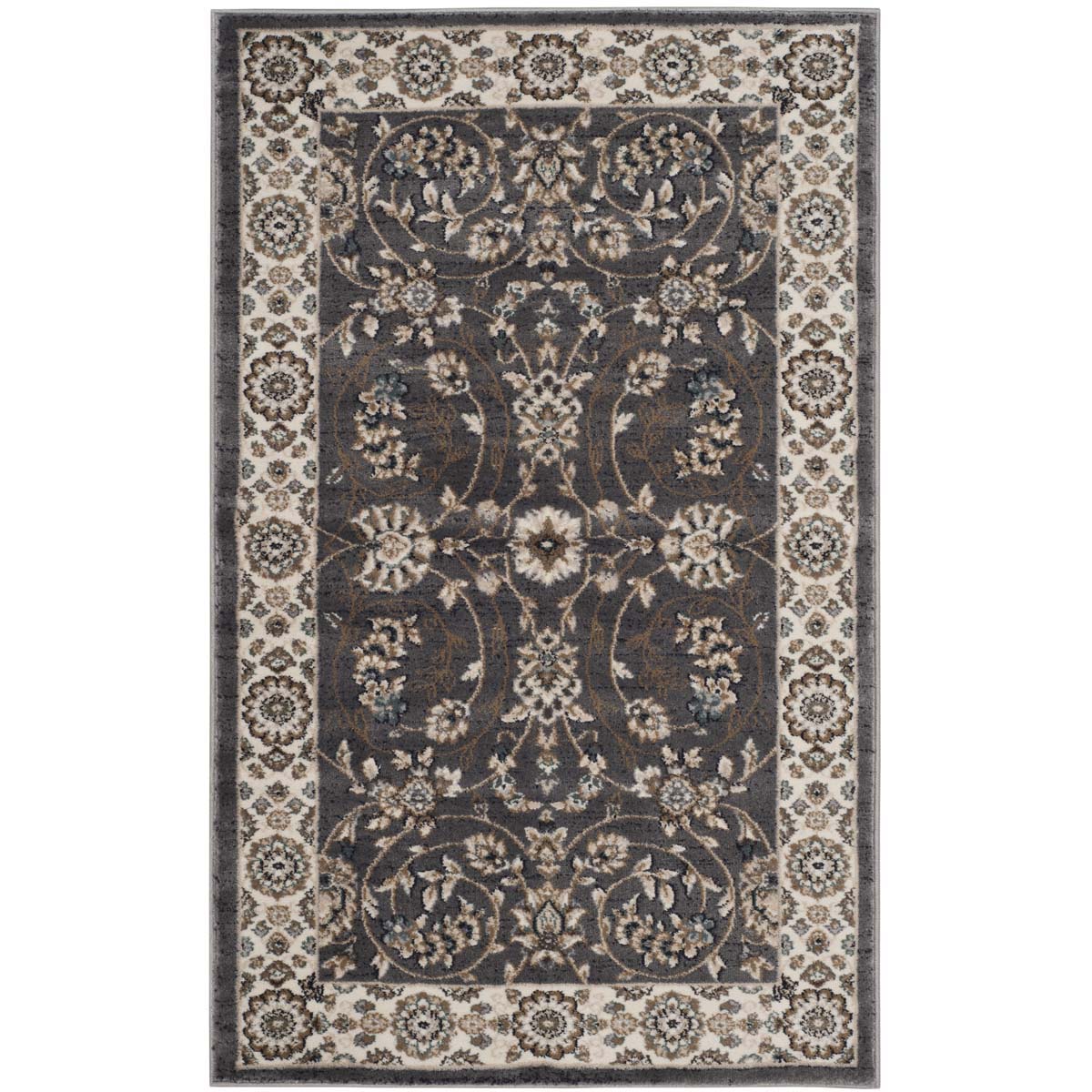 Safavieh Lyndhurst 340 Rug, LNH340 - Grey / Cream