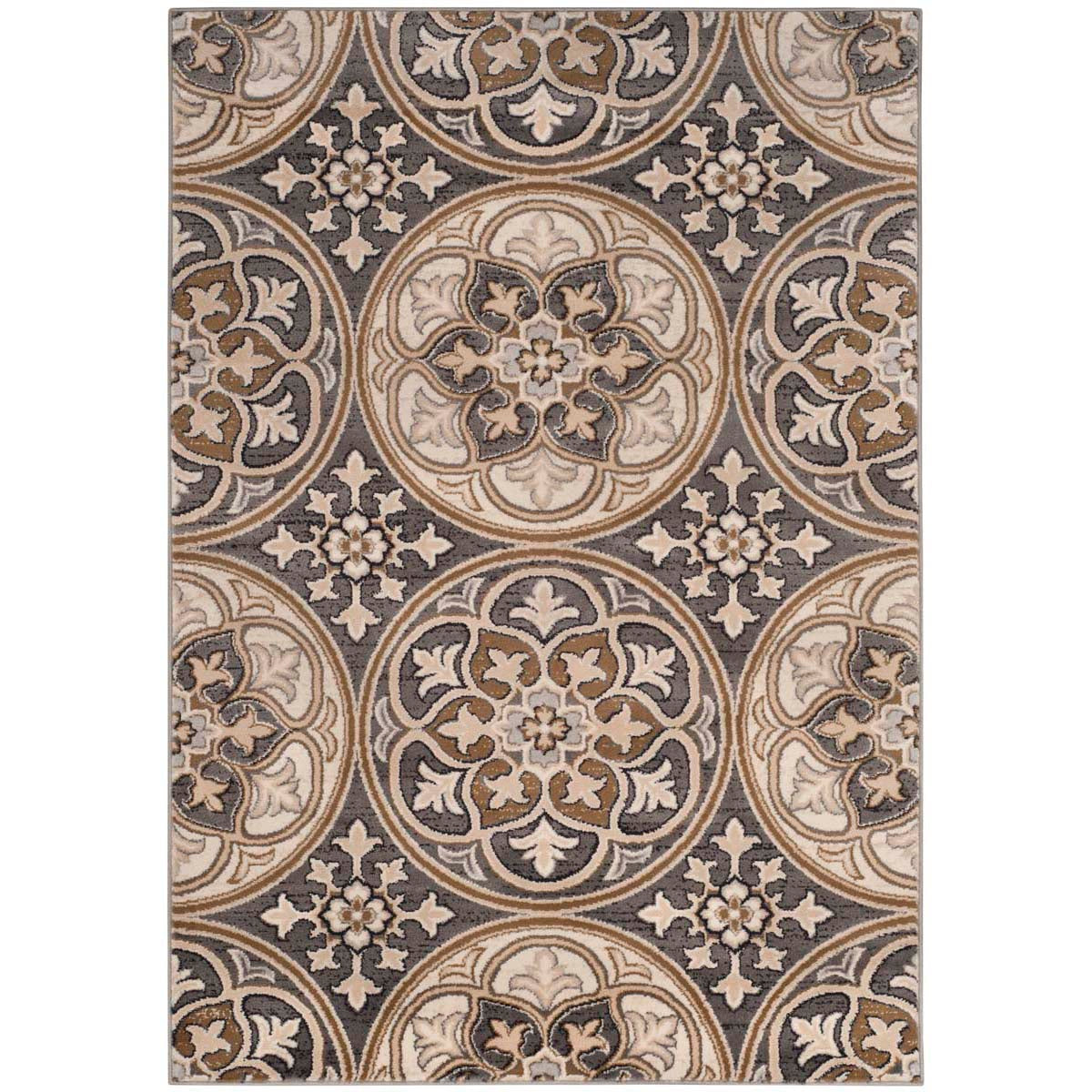 Safavieh Lyndhurst 341 Rug, LNH341 - Light Grey / Beige