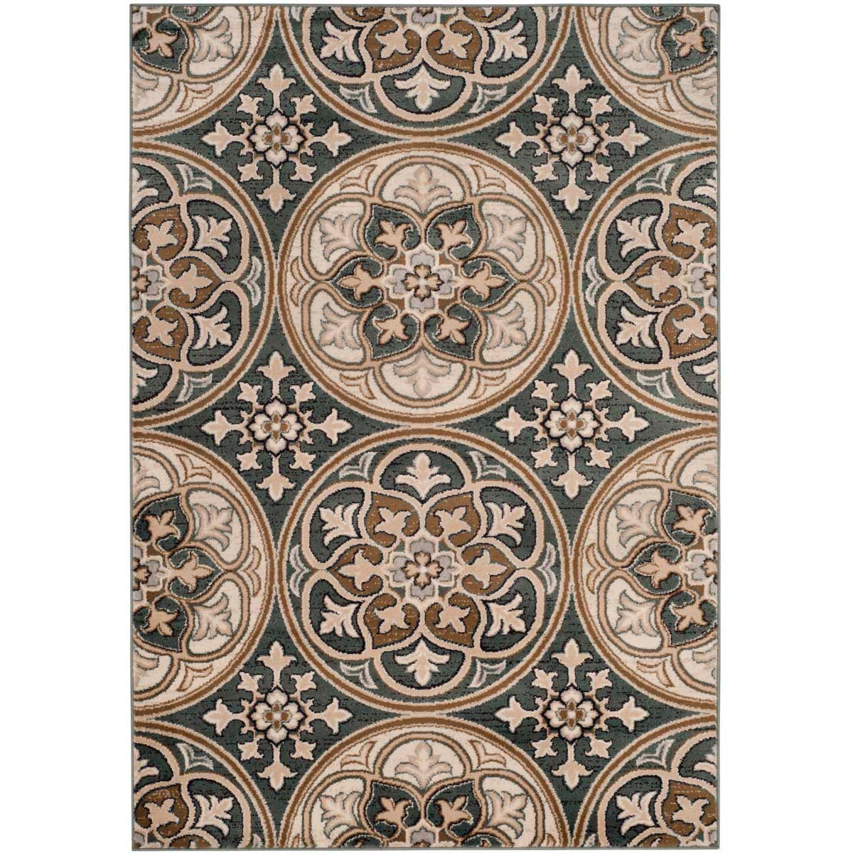 Safavieh Lyndhurst 341 Rug, LNH341 - Slate Blue / Beige