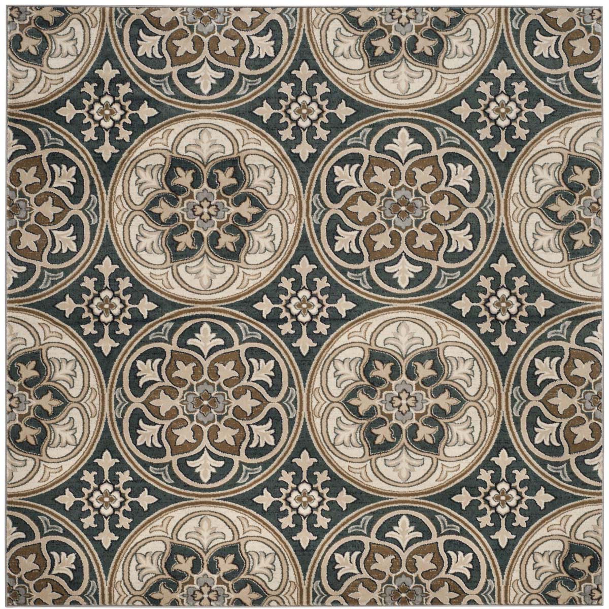 Safavieh Lyndhurst 341 Rug, LNH341 - Slate Blue / Beige