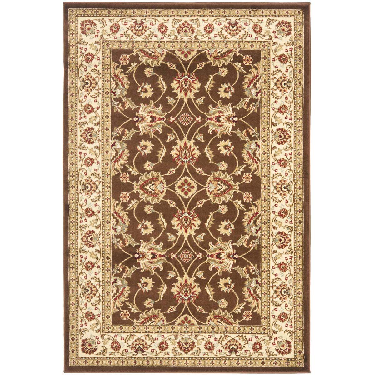 Safavieh Lyndhurst 553 Rug, LNH553 - Brown / Ivory