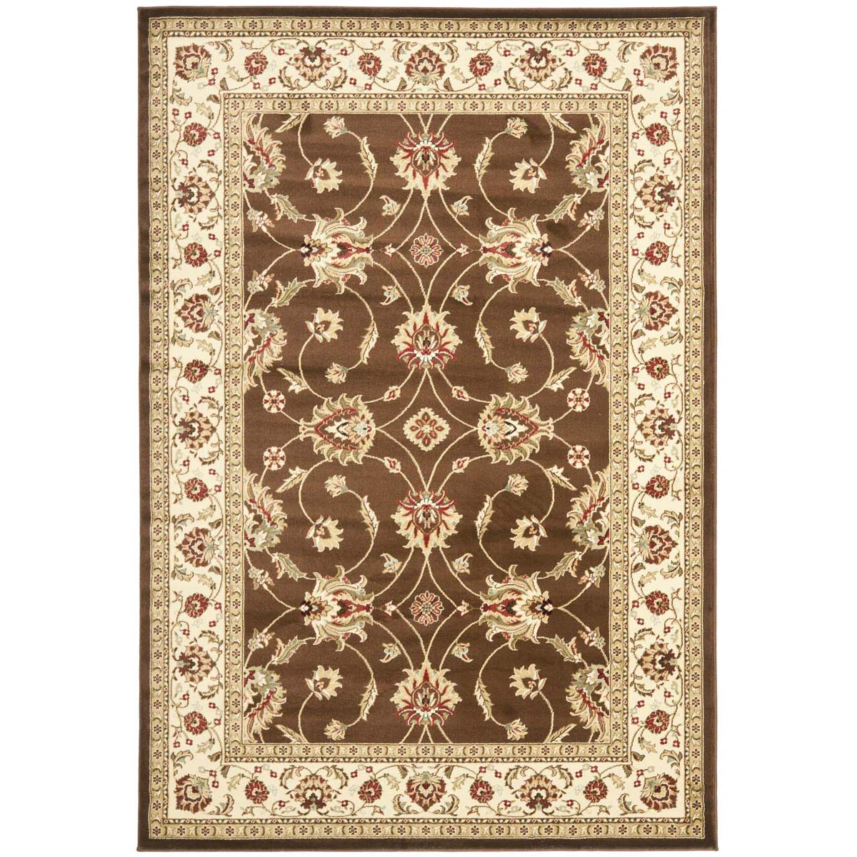 Safavieh Lyndhurst 553 Rug, LNH553 - Brown / Ivory