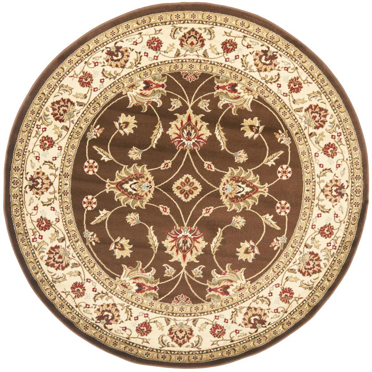 Safavieh Lyndhurst 553 Rug, LNH553 - Brown / Ivory