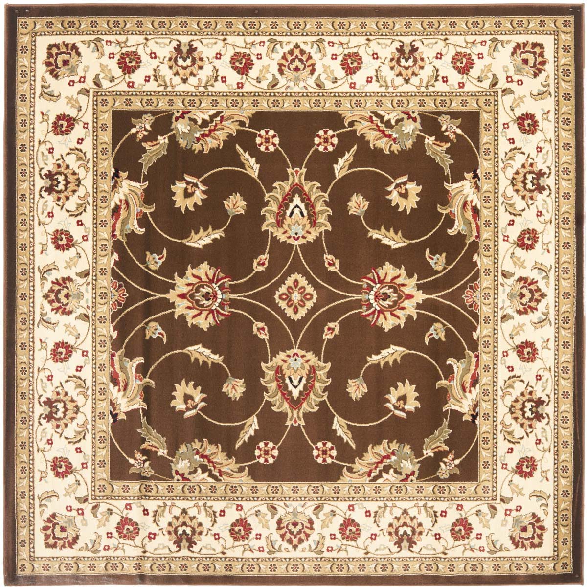 Safavieh Lyndhurst 553 Rug, LNH553 - Brown / Ivory