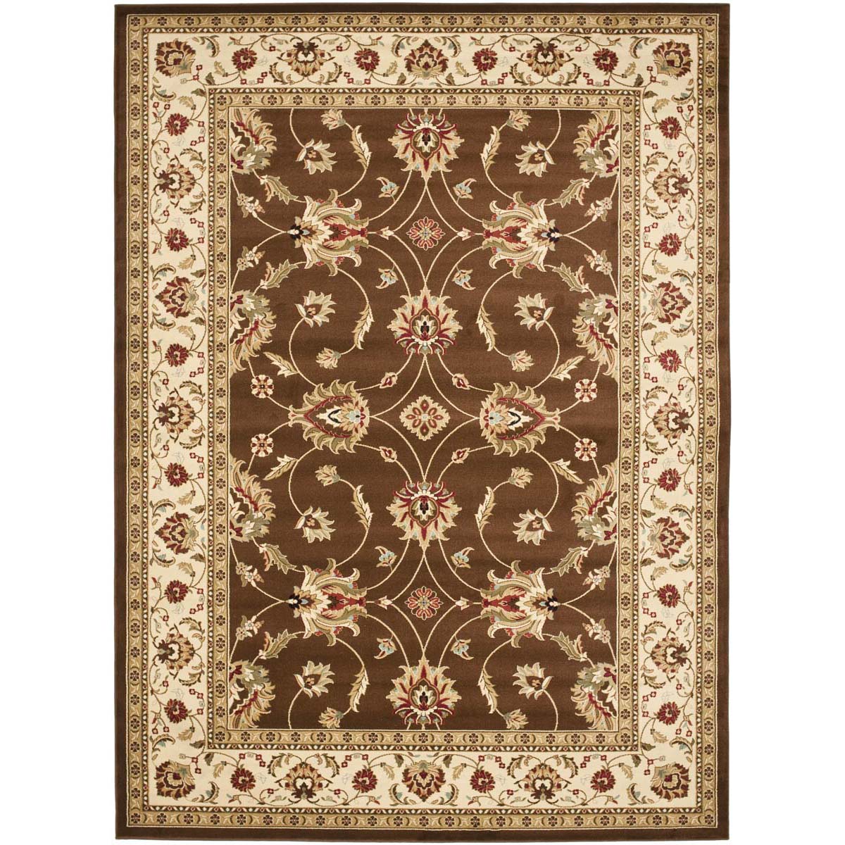 Safavieh Lyndhurst 553 Rug, LNH553 - Brown / Ivory