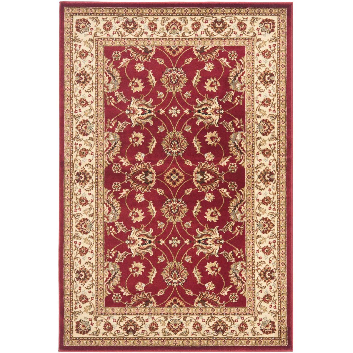 Safavieh Lyndhurst 553 Rug, LNH553 - Red / Ivory