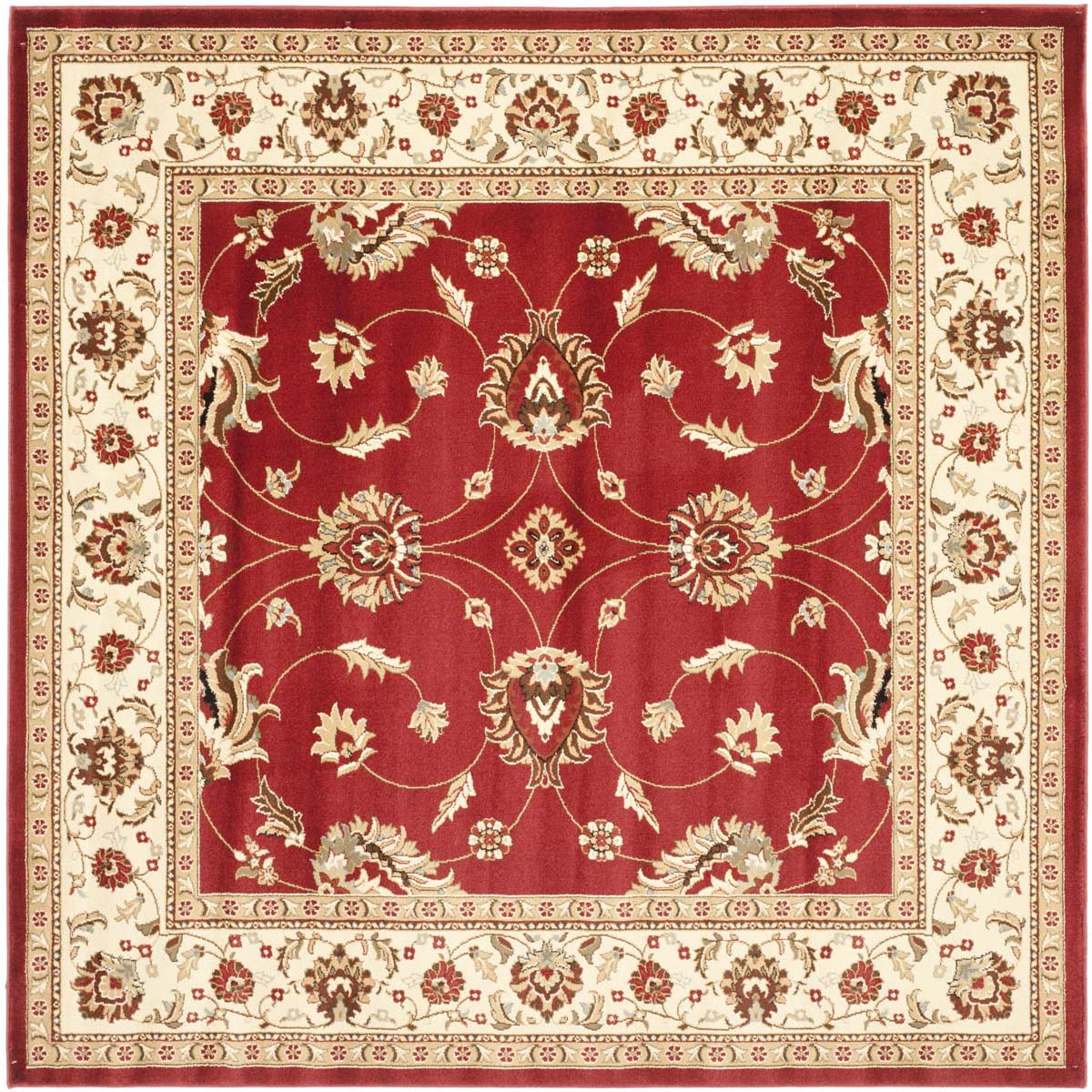 Safavieh Lyndhurst 553 Rug, LNH553 - Red / Ivory