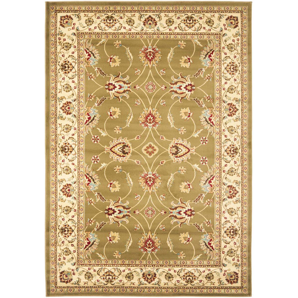 Safavieh Lyndhurst 553 Rug, LNH553 - Green / Ivory