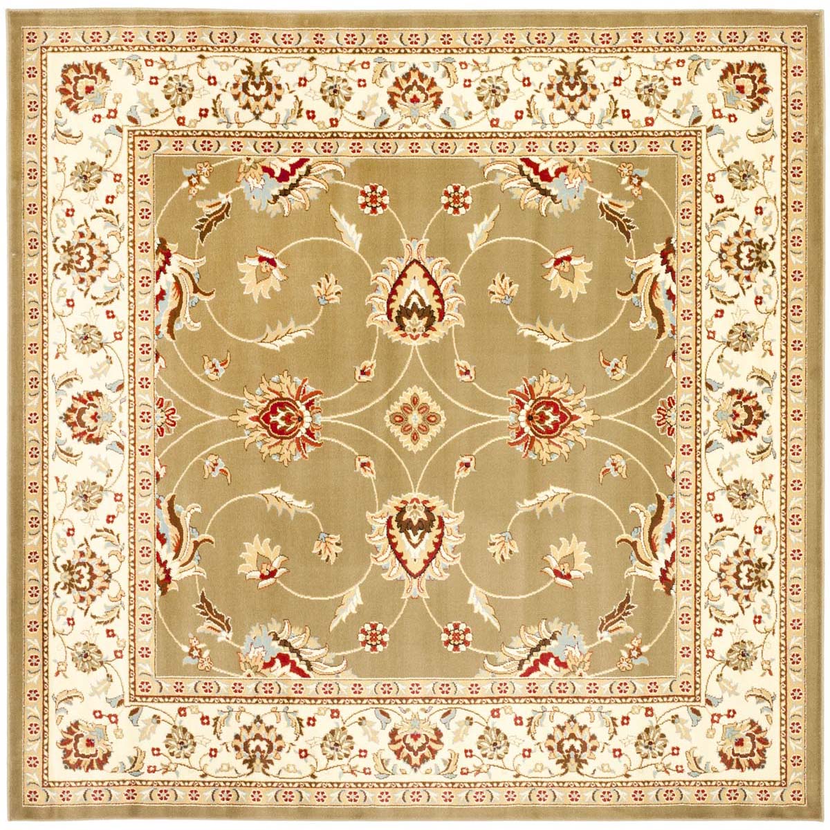 Safavieh Lyndhurst 553 Rug, LNH553 - Green / Ivory