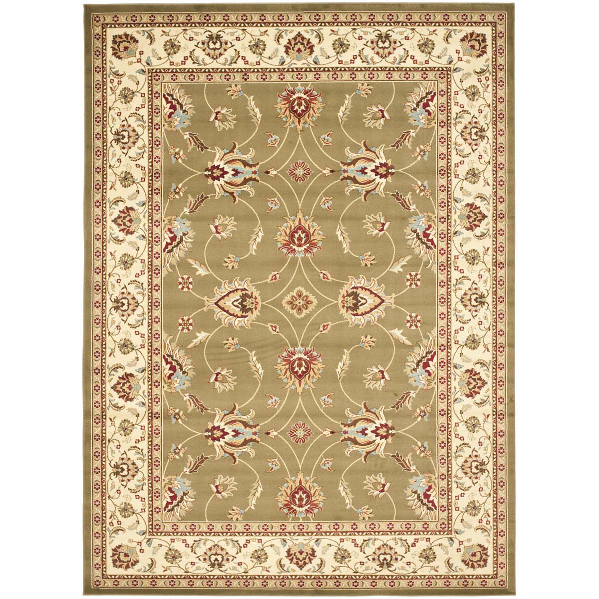 Safavieh Lyndhurst 553 Rug, LNH553 - Green / Ivory